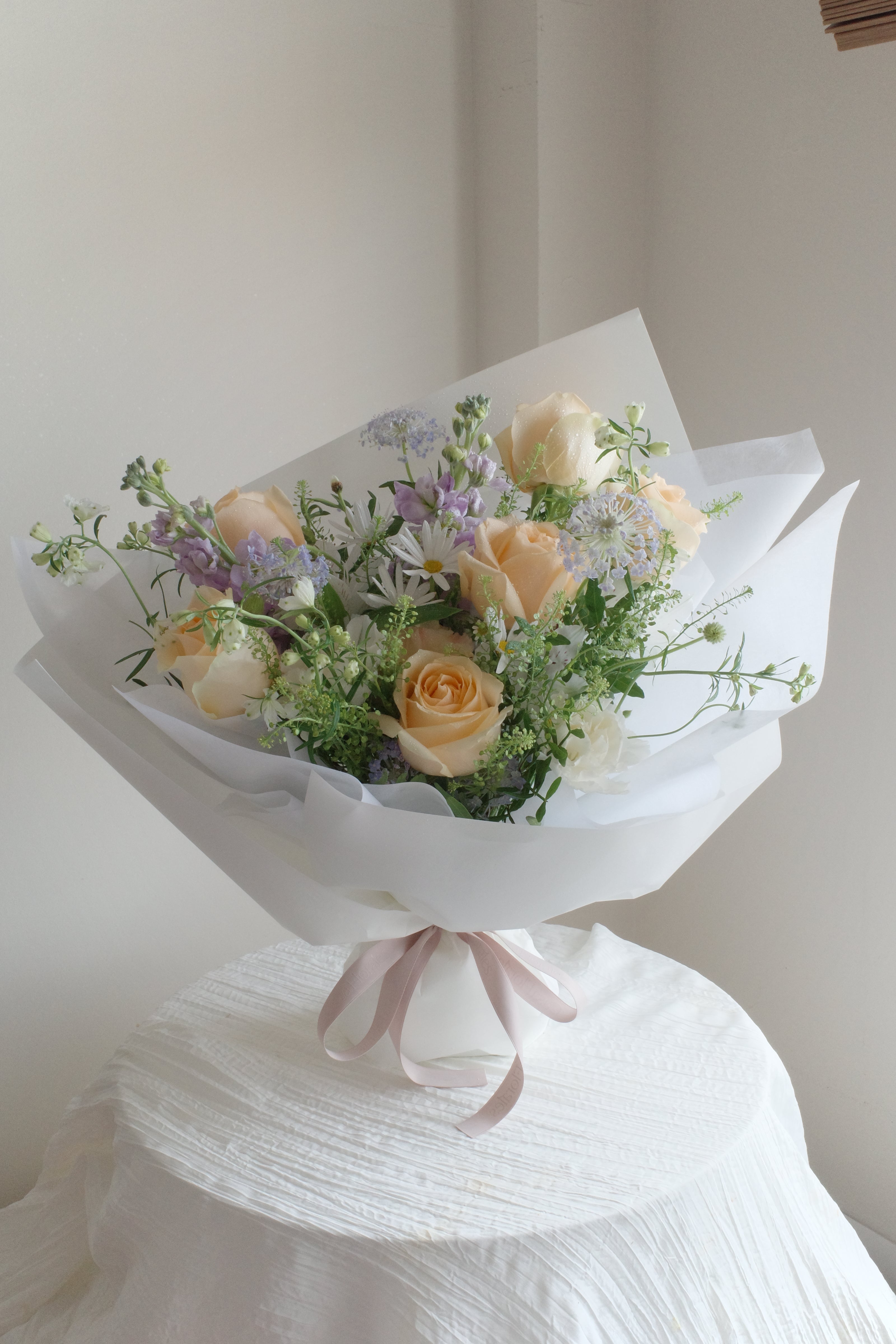 Spring fields, Wrapped Bouquet