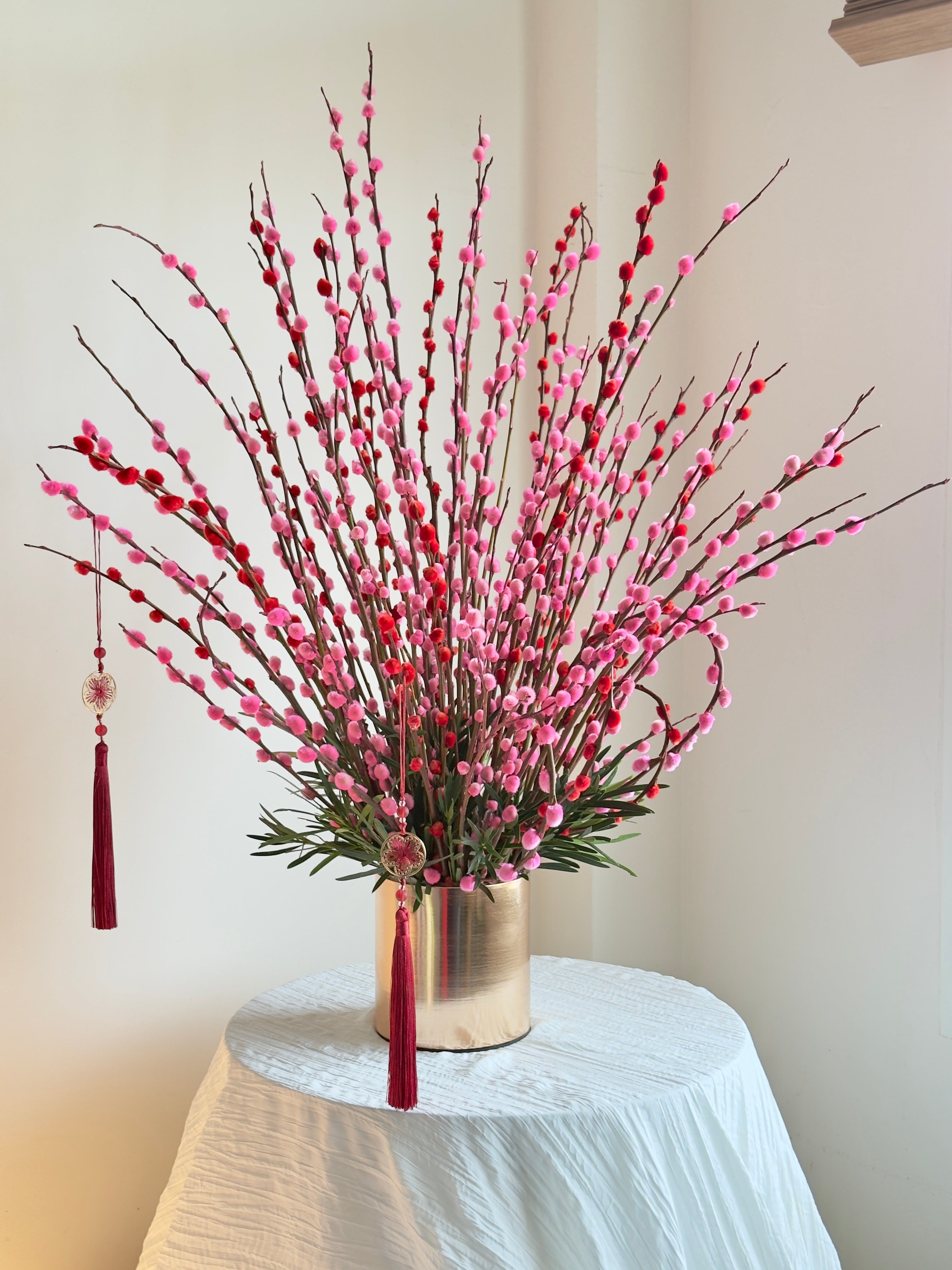 Blossom x Ruby | Tall Pussy Willow Pot