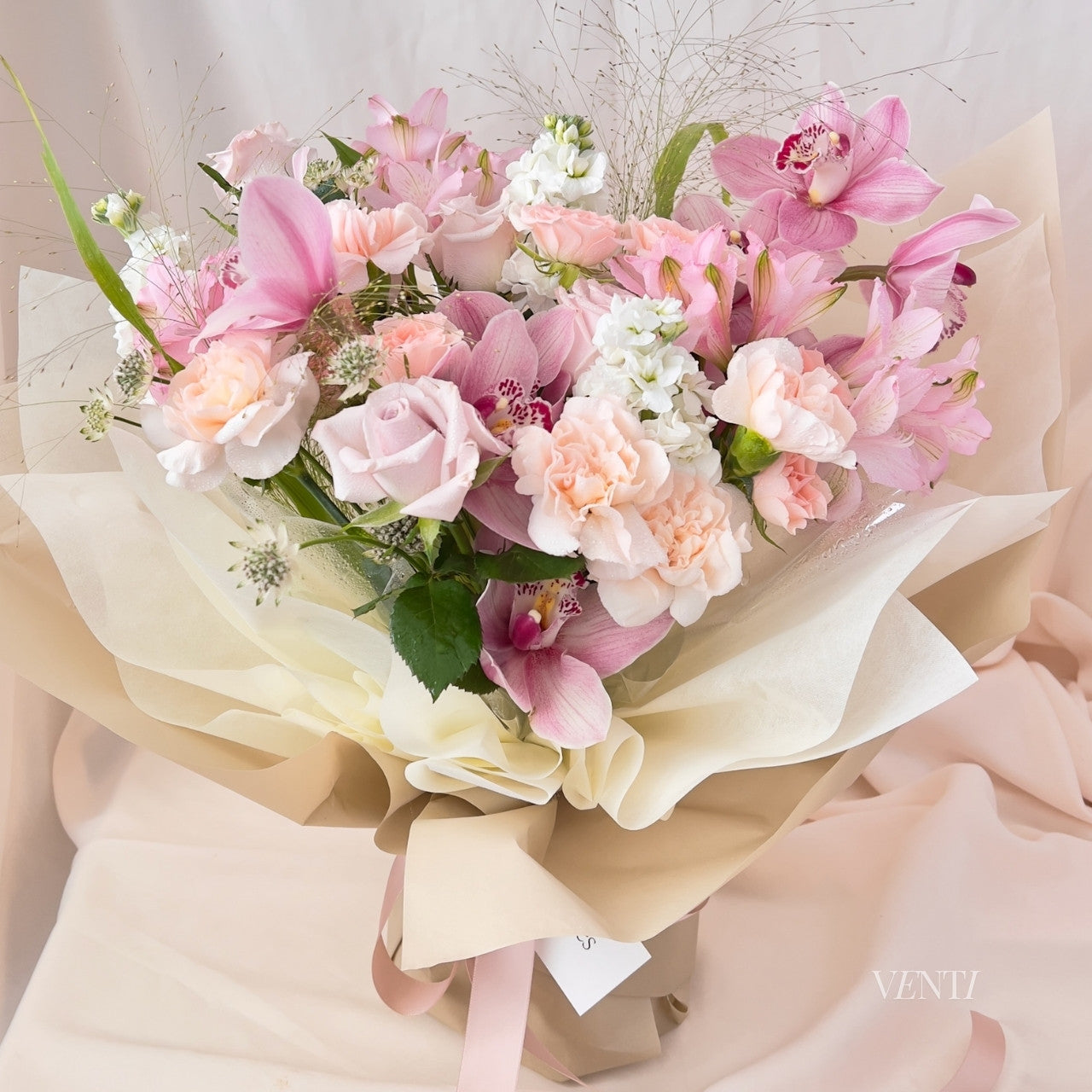 Sweet Pastels | Wrapped Bouquet